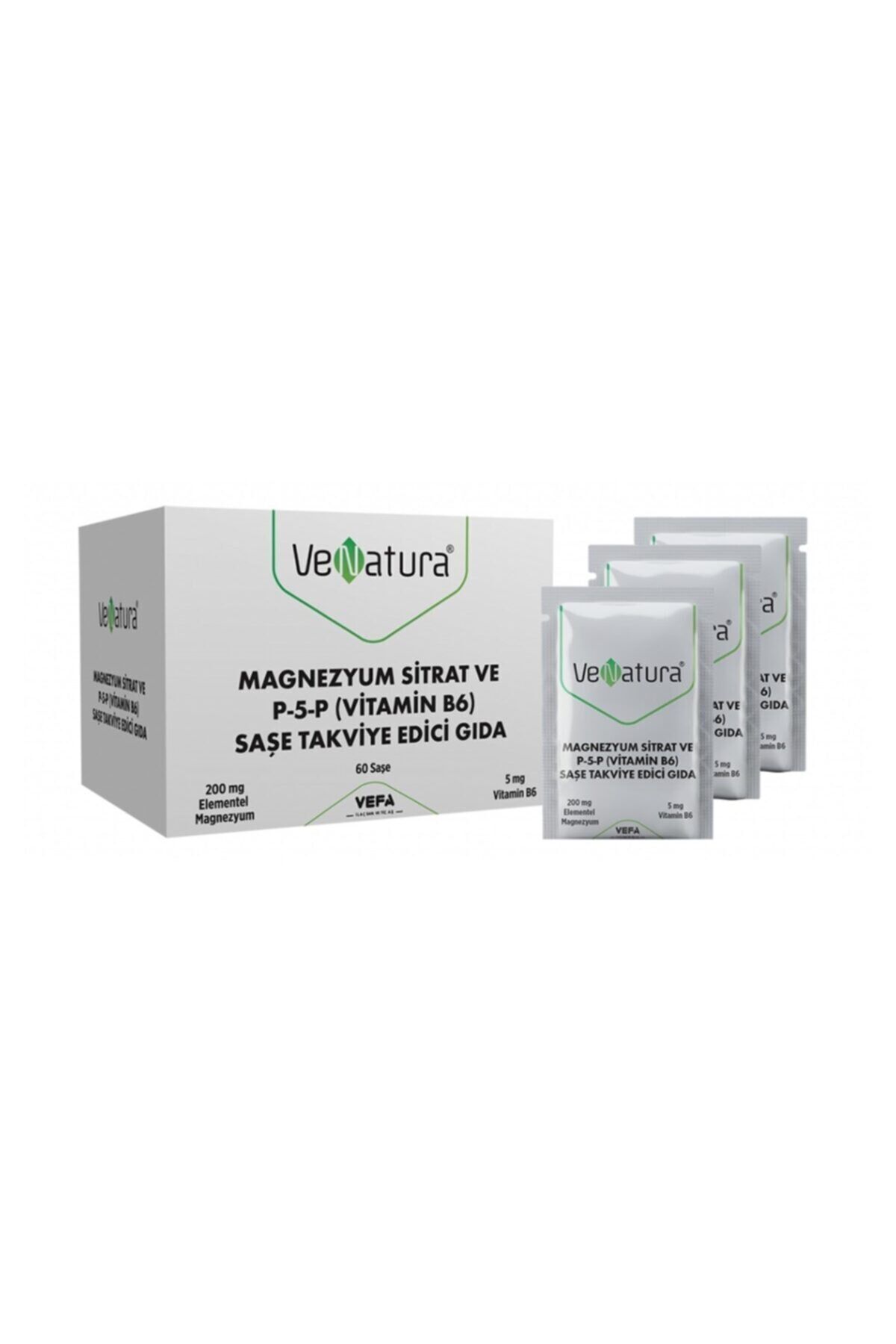 Venatura Magnezyum Sitrat Ve P-5-P (Vitamin B6) 60 Saşe