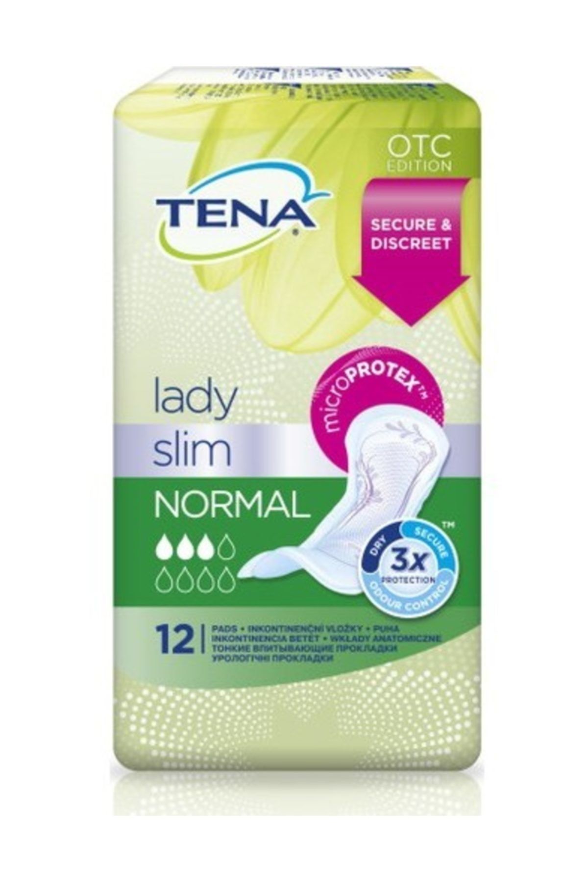 Tena Lady Slim Normal 12li Mesane Pedi