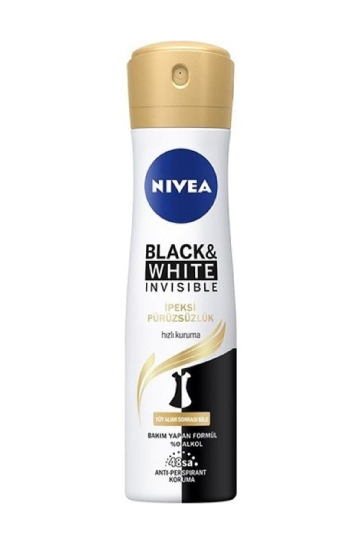 Nivea Black & White Invisible Deodorant For Women İpeksi Pürüzsüzlük 150 ml