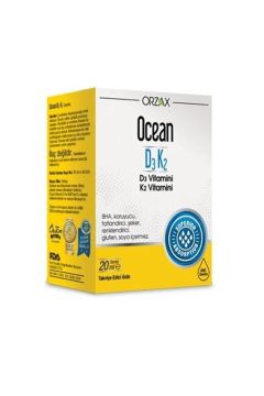 Orzax Ocean D3 K2 Vitamin 20ml Oral Damla