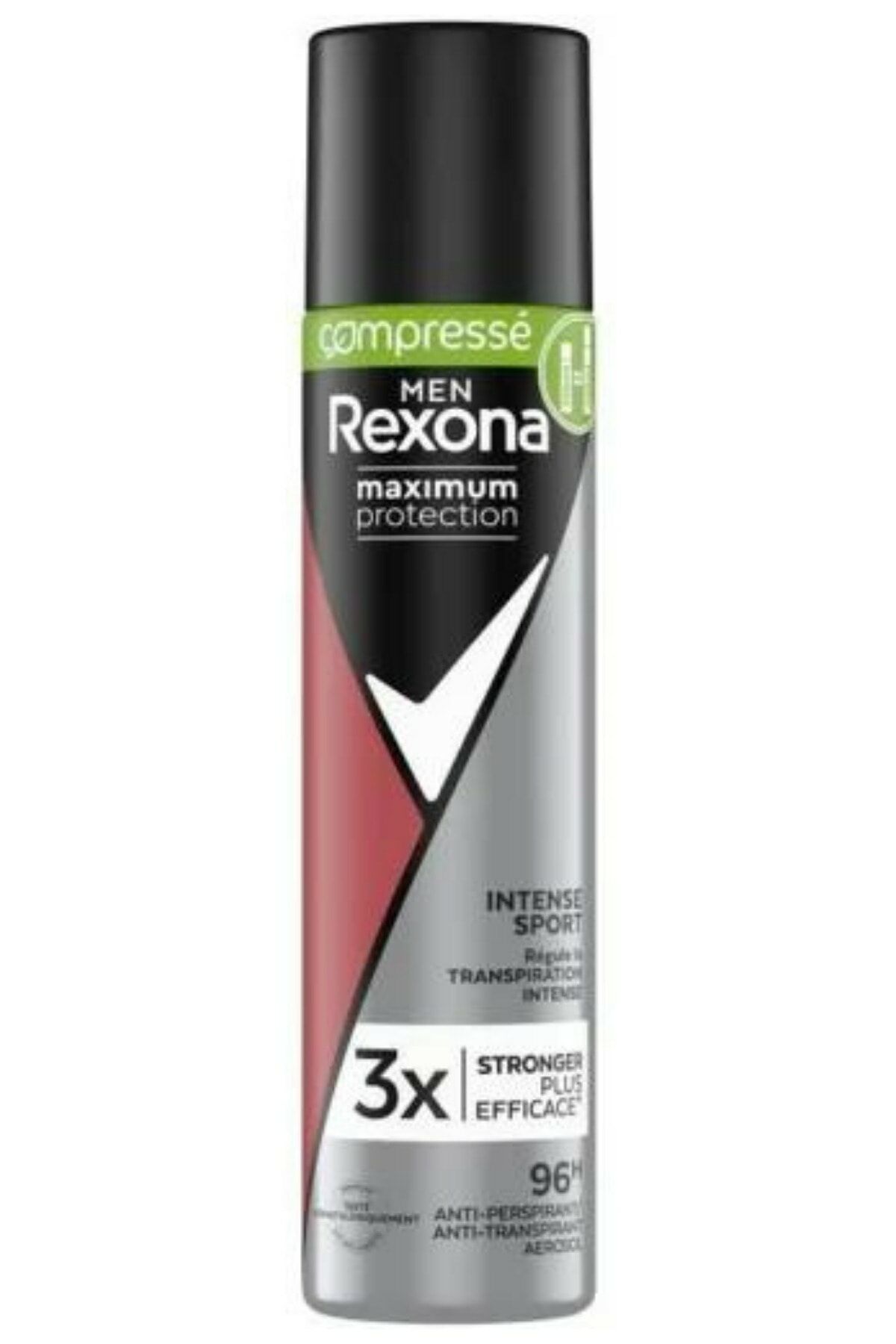 Rexona Men Maximum Protection Intense Sport Compressé Terlemeyi Önleyici Sıkıştırılmış Erkek Sprey Deodorant 100 ml