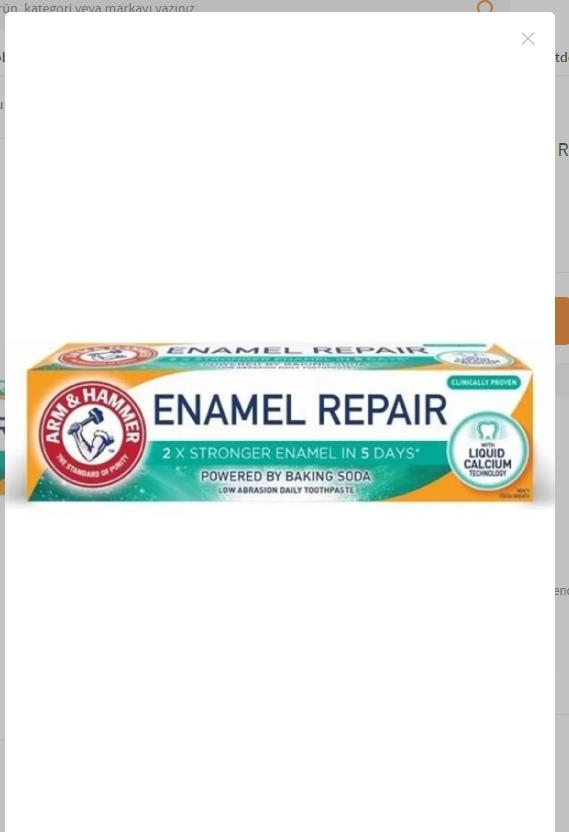 Arm & Hammer Emaye Onarım Diş Macunu 75 ml