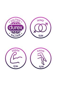 Durex Intense Ekstra Uyarıcı Jel ile Tırtıklı ve Kabartmalı 10'lu Prezervatif