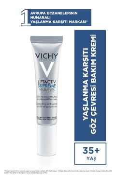 Vichy Liftactiv Supreme Yaşlanma Karşıtı Göz Çevresi Bakım Kremi 15 ml