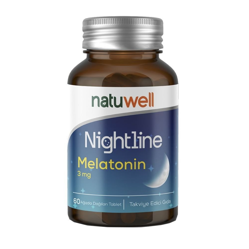 Natuwell Nightline Melatonin 60 Ağızda Dağılan Tablet