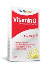 Wellcare Vitamin D3 600IU Sprey 5ml