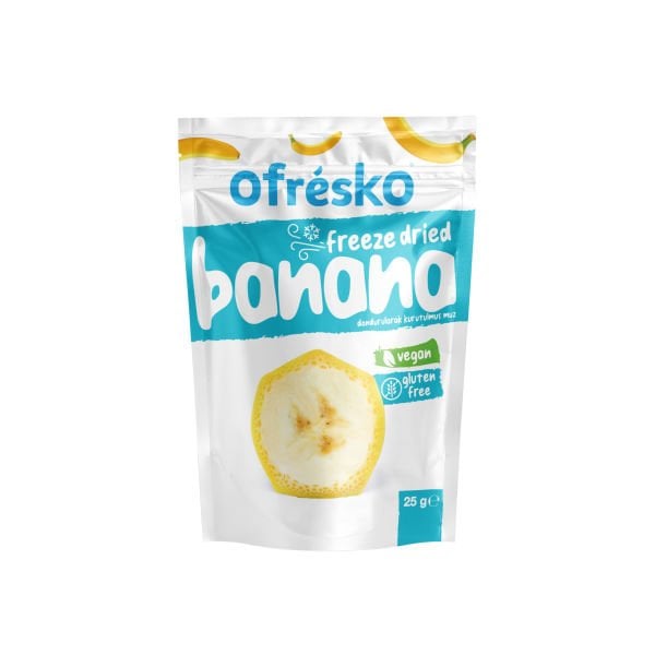 Ofrésko Freeze Dry - Dondurularak Kurutulmuş Muz 25 g Doypack