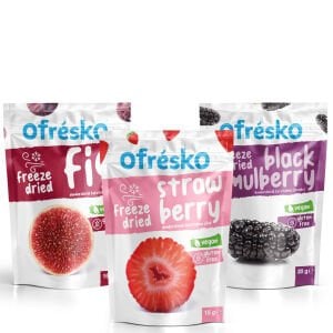 Ofrésko Freeze Dry - Dondurularak Kurutulmuş  Mix İnci̇r, Karadut, Çi̇lek