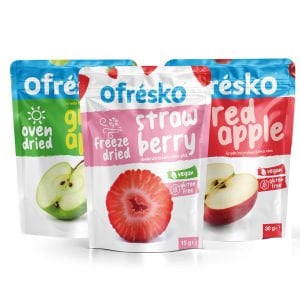 Ofrésko Mix Oven Dry - Fırında Kurutulmuş Yeşi̇l Elma, Kırmızı Elma, Freeze Dry - Dondurularak Kurutulmuş  Çi̇lek