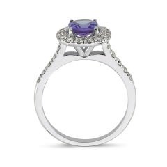 1.43 Karat Tanzanite Pırlanta Yüzük