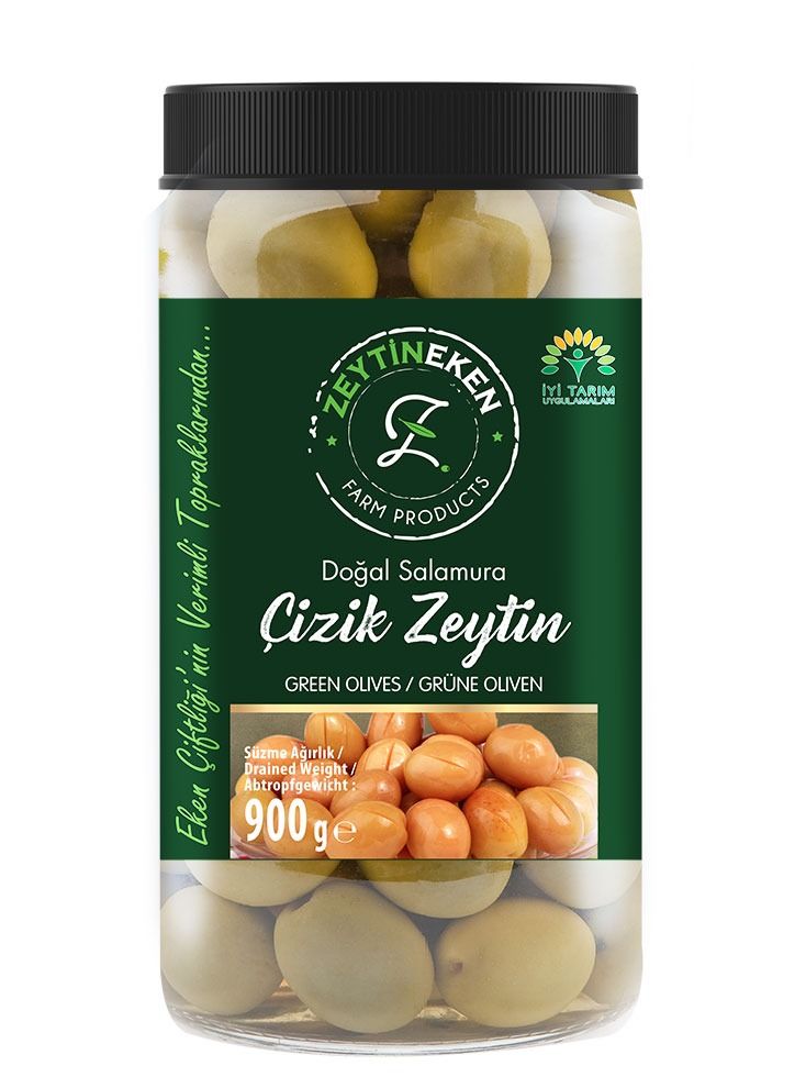 900 G. PET YEŞİL ÇİZİK ZEYTİN