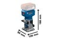 Bosch GLF 18V-8 Freze Makinesi Solo