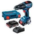 Bosch GSB 18V-50 2x4.0Ah Çift Akülü