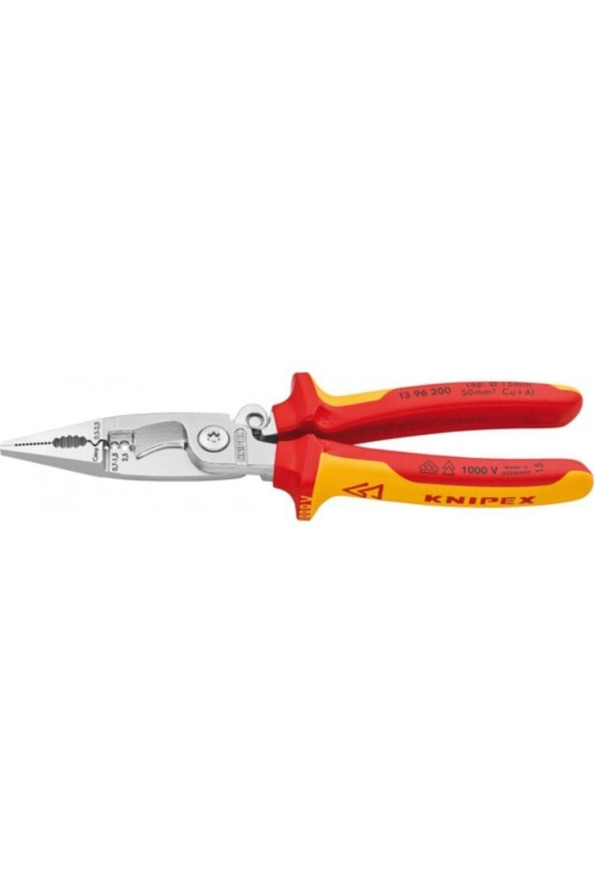 KNIPEX 13 96 200 VDE ELEKTRİKÇİ PENSESİ YAYLI