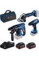 Bosch GSR18v-50+GBH 180+GWS 180 2 x GBA 18V 4.0Ah