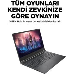HP Victus 16-D1047NT Intel Core i5-12500H 8 GB 512 GB SSD RTX3050Ti 16.1'' Full HD Freedos 68P32EA