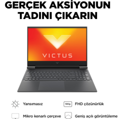 HP Victus 16-D1047NT Intel Core i5-12500H 8 GB 512 GB SSD RTX3050Ti 16.1'' Full HD Freedos 68P32EA