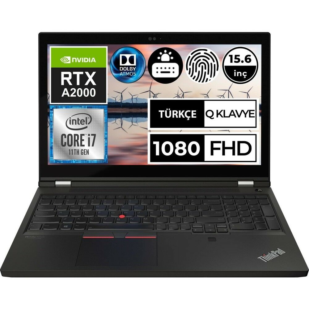 Lenovo Thinkpad P15 20YQ001HTX I7-11800H 32GB 1tbssd A2000 15.6'' Fullhd W10P Taşınabilir Iş Istasyonu