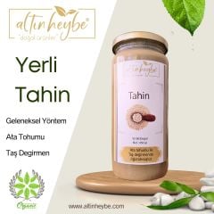 %100 YERLİ SUSAMDAN TEK KAVRULMUŞ ORGANİK TAHİN (2x450gr)