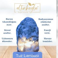 20 M2 Kadar Etkili Kaya Tuzu Lambası %100 Doğal Çankırı Ampul Kablo Dahil