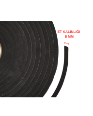 5 x 30 Mm (50 Metre) Yapışkanlı Epdm Sünger Şerit