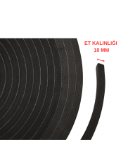 10 x 40 Mm (100 Metre) Yapışkanlı Epdm Sünger Şerit