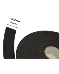 3 x 40 Mm (20 Metre) Yapışkanlı Polietilen Sünger Şerit