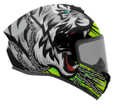 AXXIS - DRAKEN S ROAR B3 MAT FLUOR YELLOW