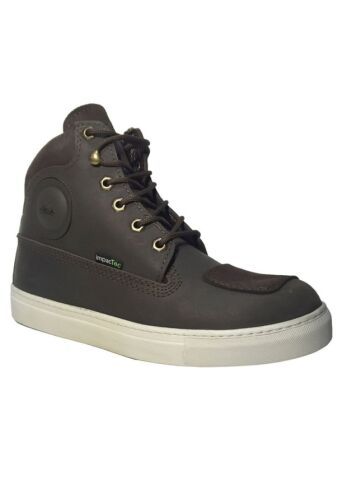 Rockwell Cafe Brown Impactec Motosiklet Botu