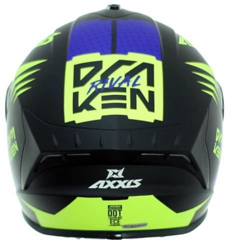 Axxis Draken Rival B3 Matt Fluor Yellow