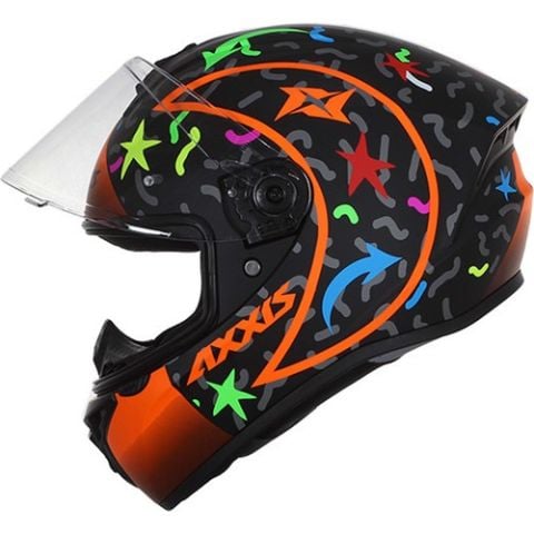 Axxis Draken Crazy Matt Orange Kask