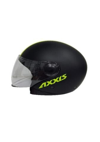 Axxis Square A2 Bitone Matt Fluor Yellow Yarım Kask