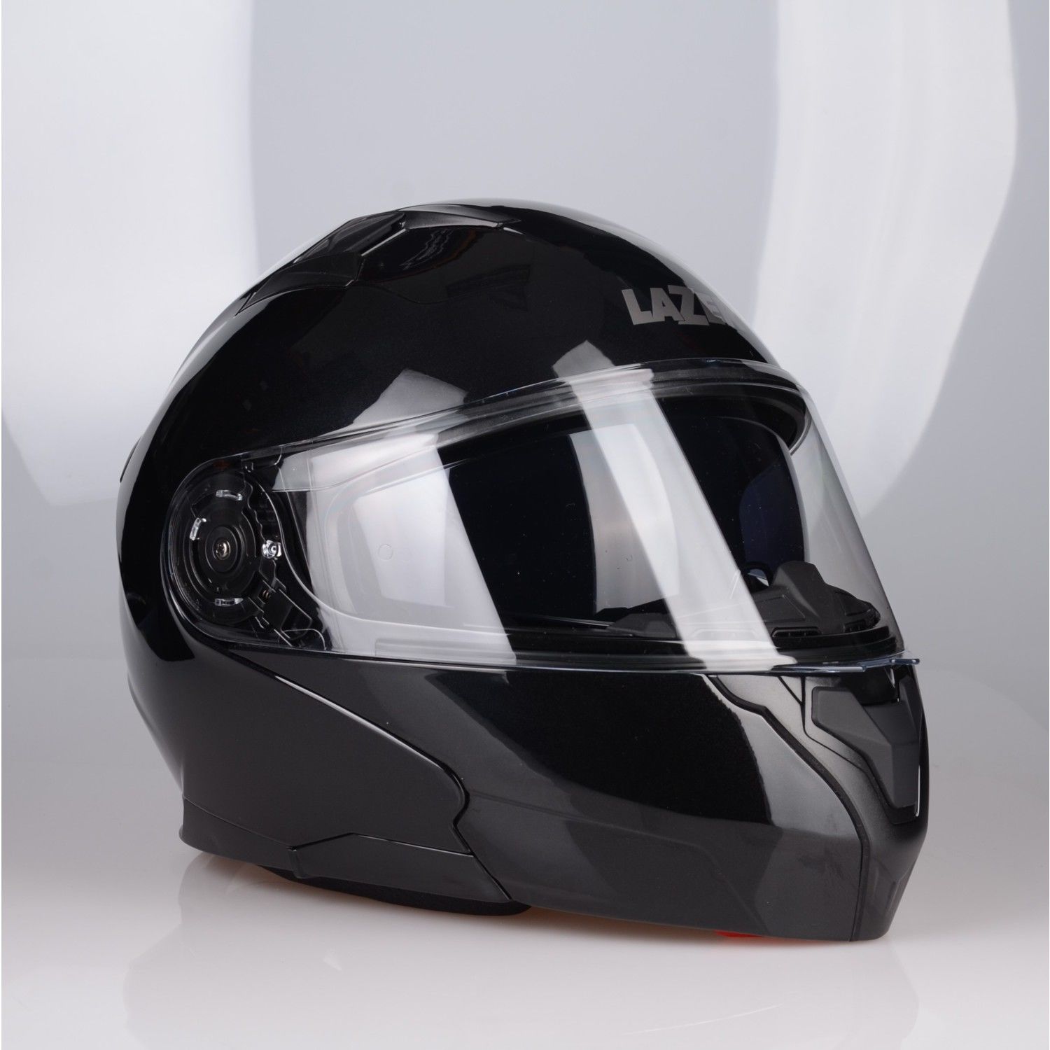 Lazer Golden Çene Açılır Kask Parlak Siyah