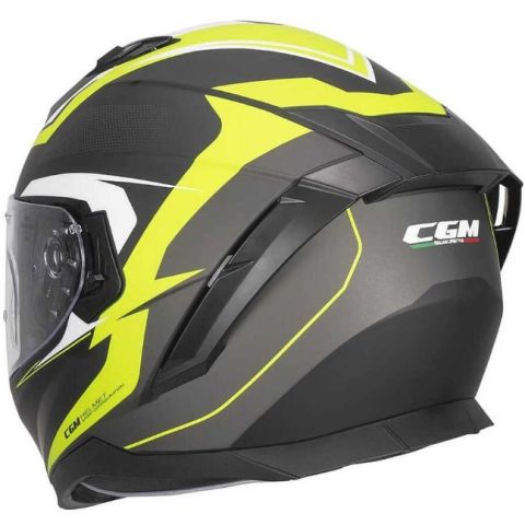 CGM 311G BLAST SPORT Motosiklet Kaskı Mat Siyah Sarı