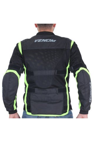 Venom Cargo Mesh Erkek Motosiklet Montu Sarı - Siyah