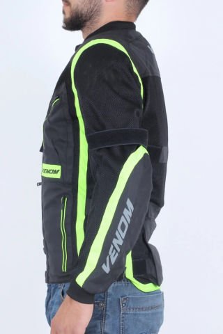 Venom Cargo Mesh Erkek Motosiklet Montu Sarı - Siyah