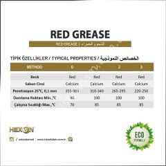 HEXON Kırmızı Gres - 900 gr