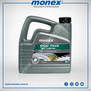 MONEX GEAR TECH 75W80 Dişli Yağı - 3 LT