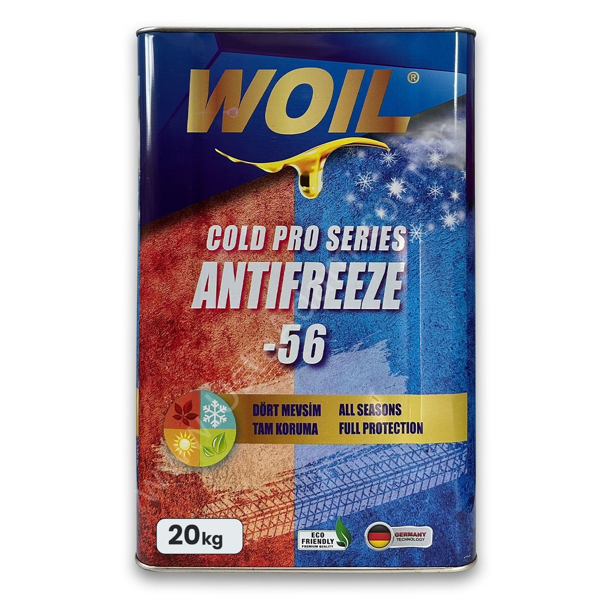 WOIL -56° Konsantre Kırmızı Antifriz (Özel Dolum) - 20 KG