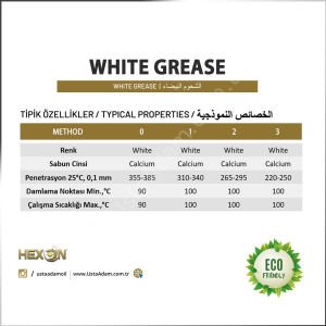 HEXON Beyaz Gres - 900 gr / 1 Litre