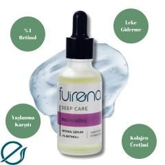 Fuirena %1 Retinol İçeren Yaşlanma Karşıtı ve Kırışıklık Önleyici Cilt Bakım Serumu