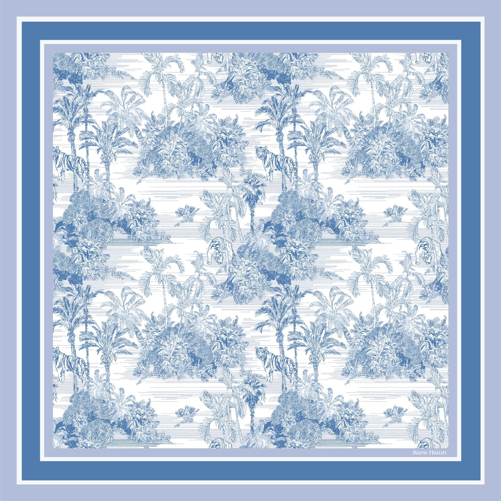 TOILE DE JOUY AZURE