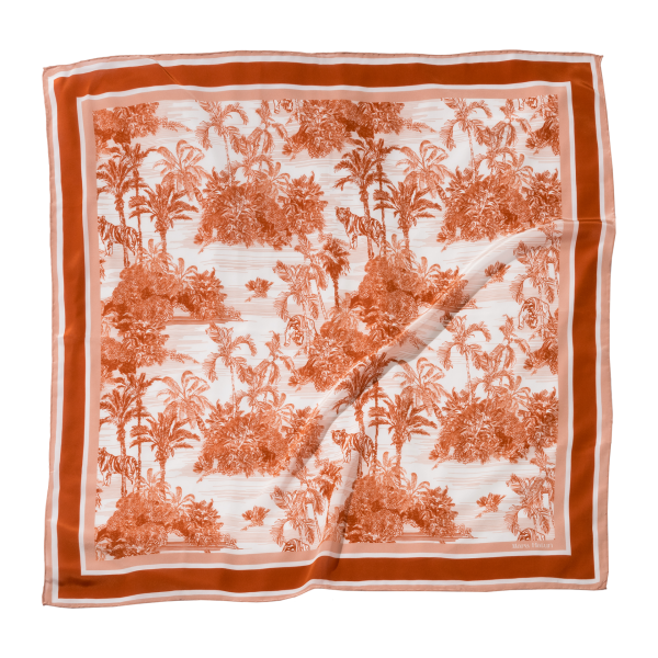 TOILE DE JOUY ORANGE BLOOM