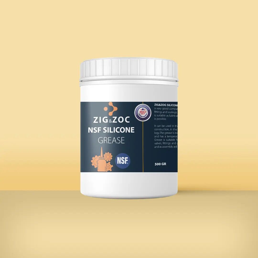 ZIG&ZOC NSF H1 Silikonlu Şeffaf Gres