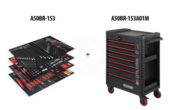 Ceta Form 153 Parça KAPORTA Otomotiv Alet Seti (A01M-07 içinde)