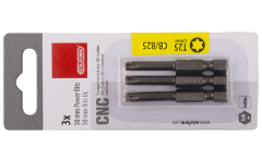 Ceta Form 3 Parça 1/4'' TORX Bits Uç - T20 x 50 mm / Kartlı