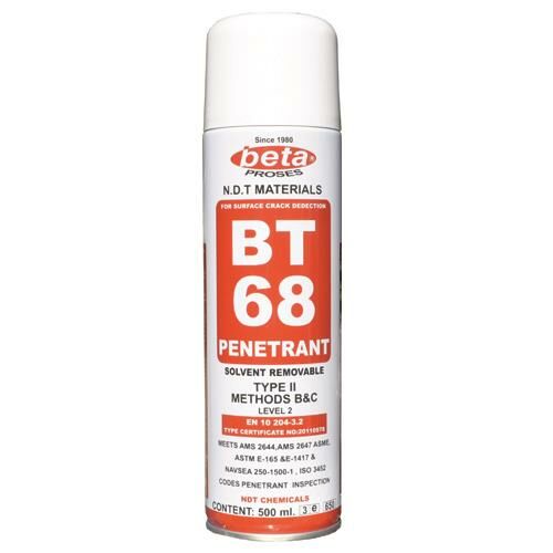 Beta BT-68 Kırmızı Penetrant Sprey 500 ML