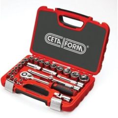 Ceta Form 25 Parça 1/2'' 6 Köşe Lokma Takımı