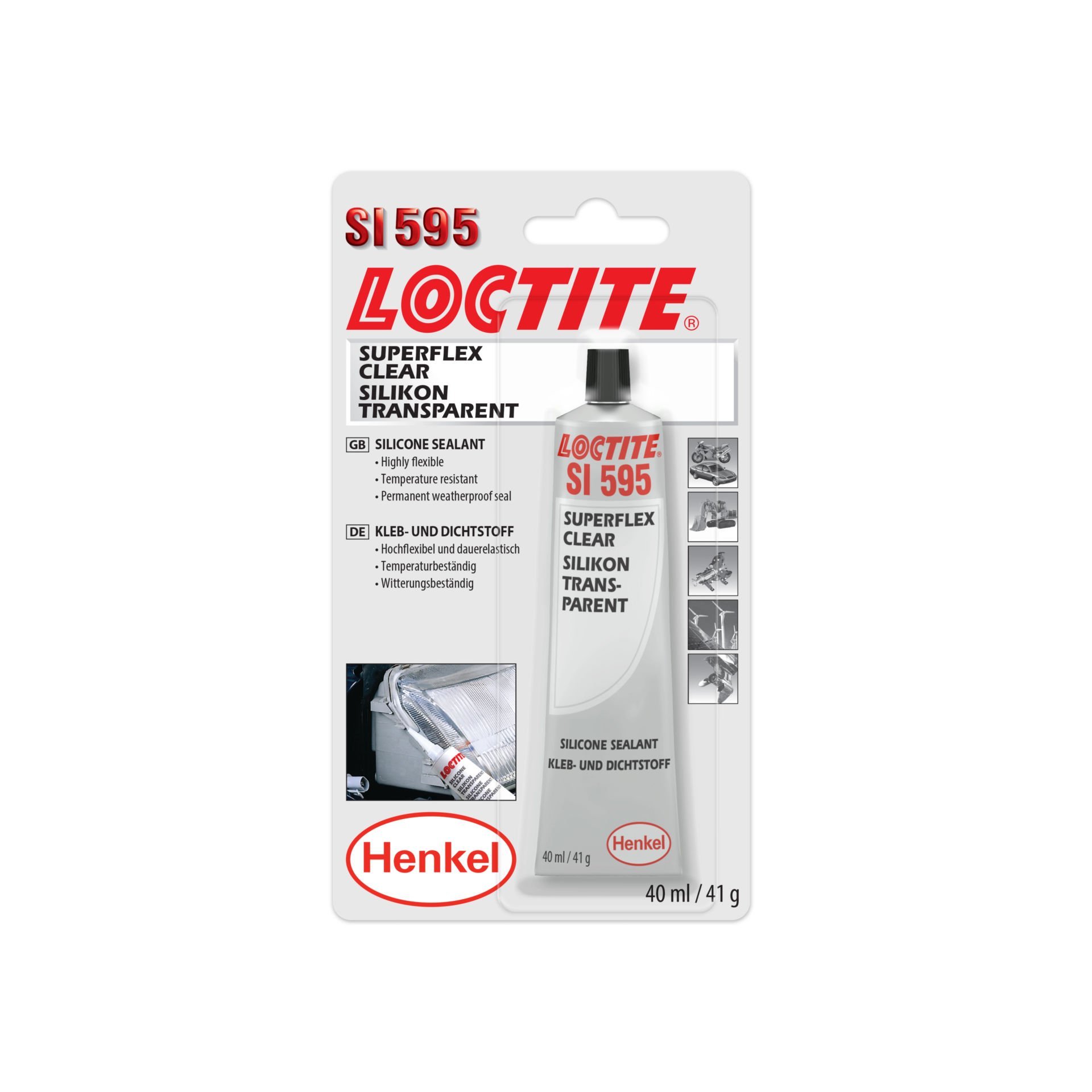 Loctite SI 595 Şeffaf Silikon Sıvı Conta 100 ML