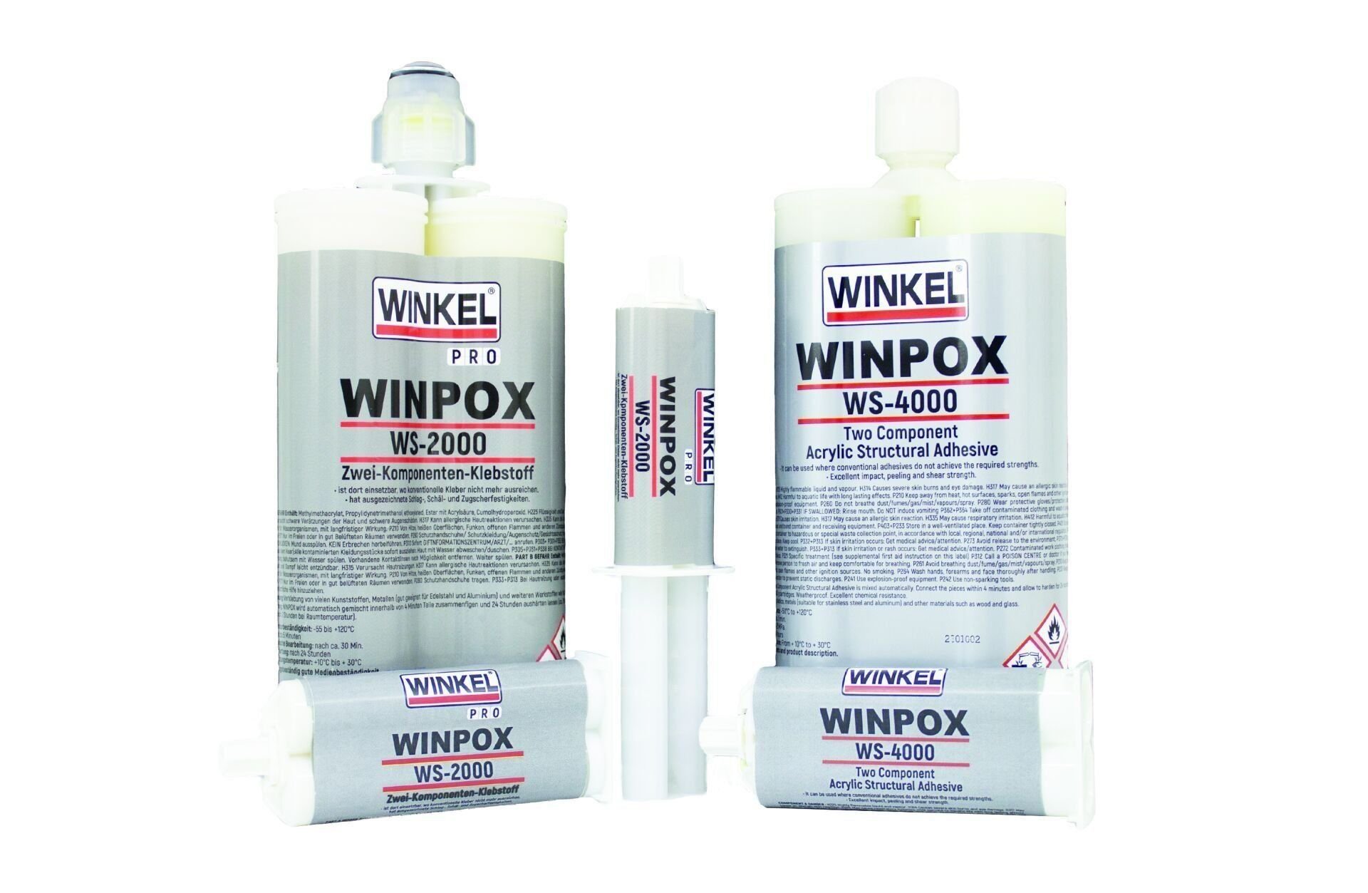 WİNPOX Çift Komponentli MMA Yapısal Yapıştırıcı WS 2005 400 ML